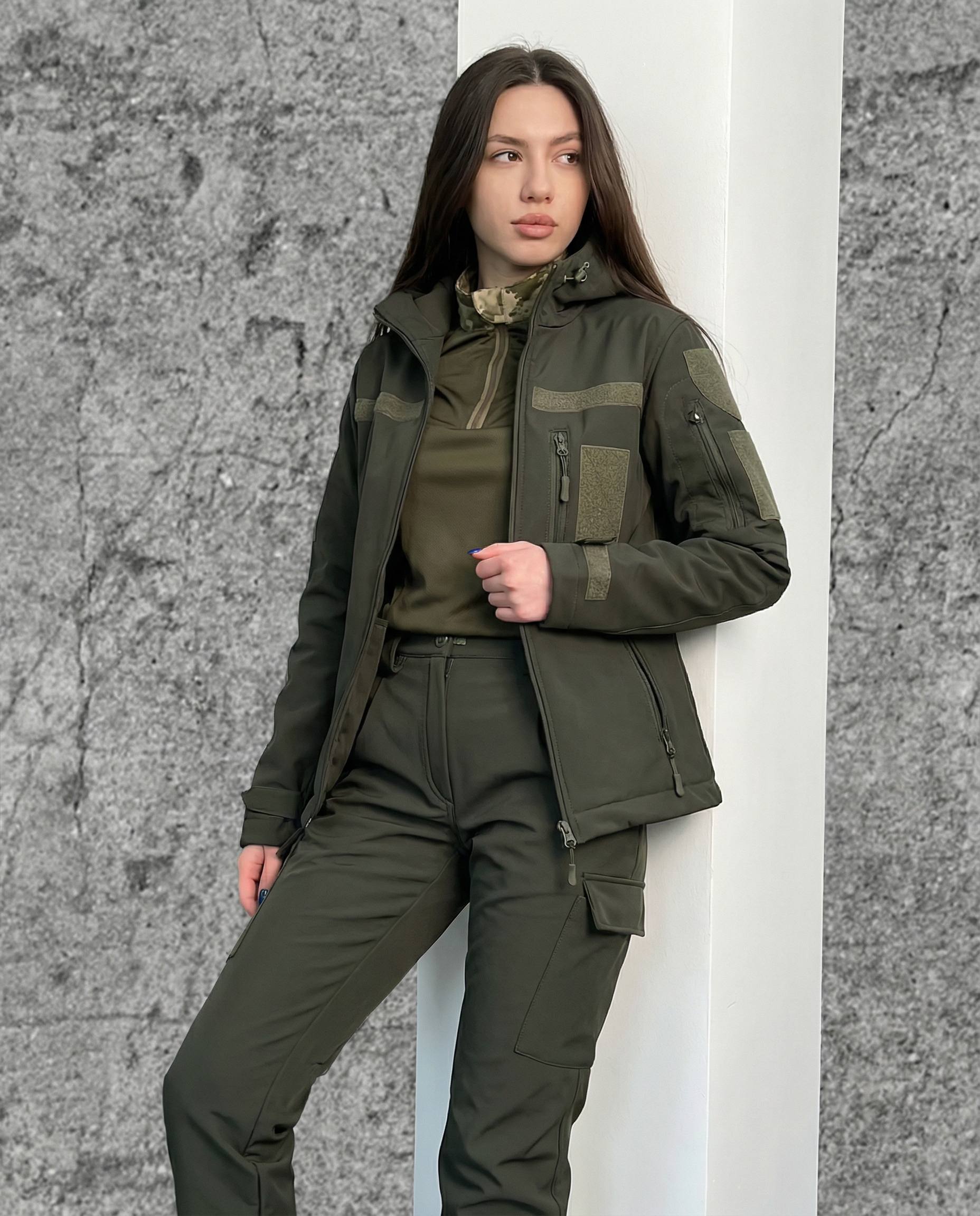 Komplet SoftShell Oliva - zdjęcie 1