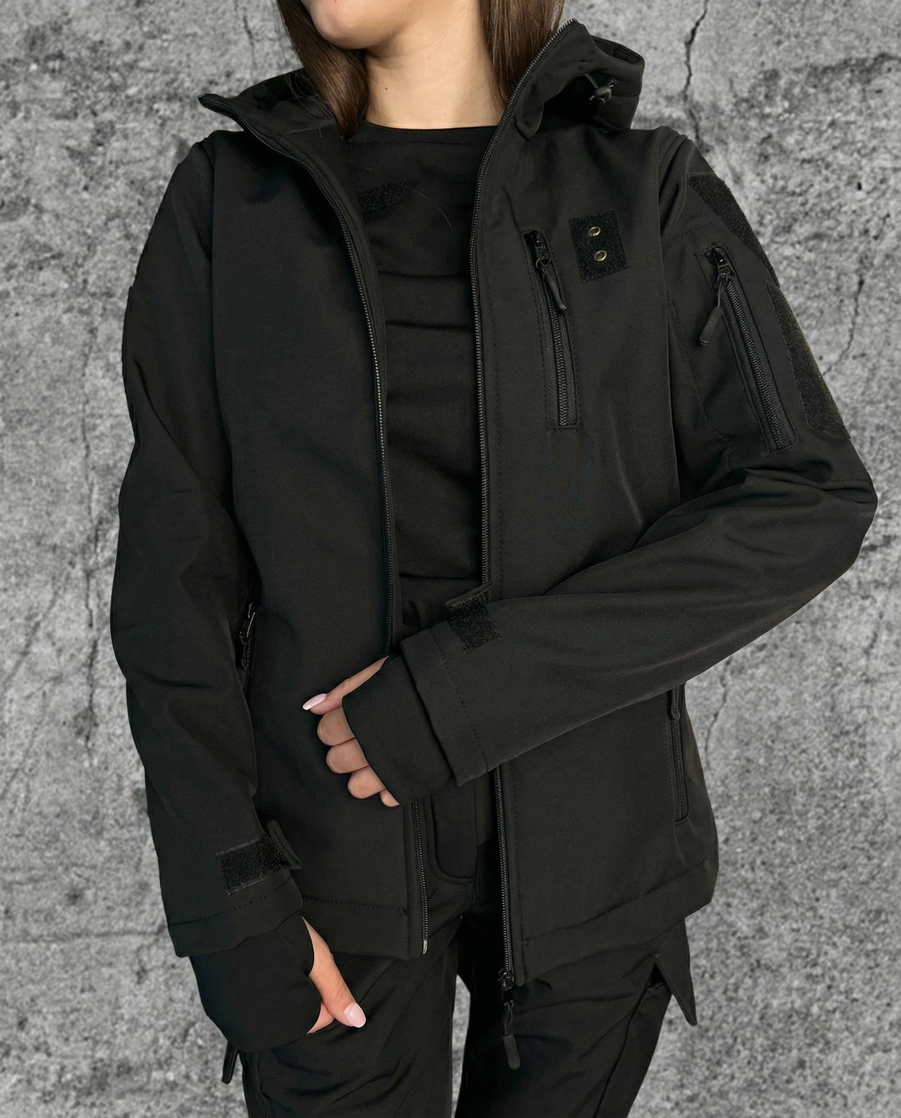 Kurtka SoftShell Czarny