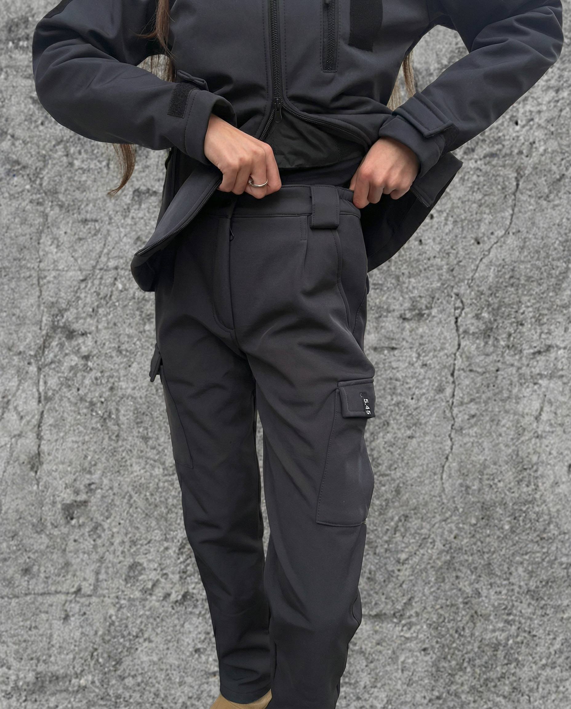 Spodnie SoftShell Granatowy